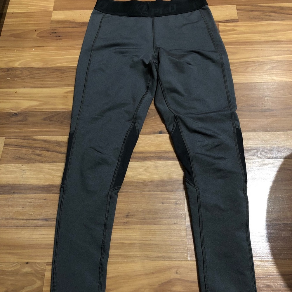 Nike Pro full-length exercise leggings - grey